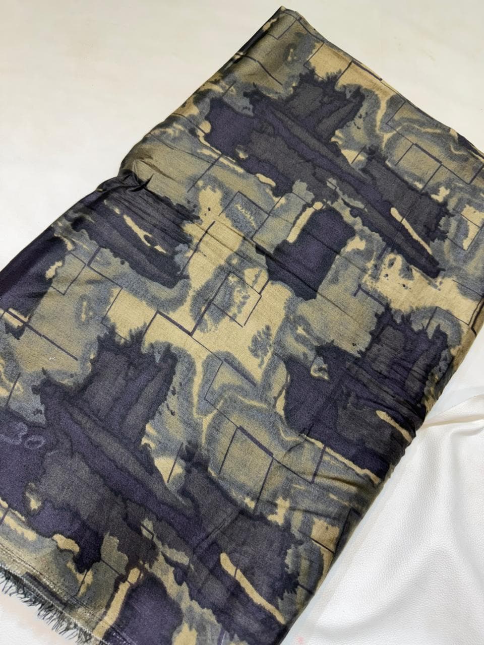 Slate Grey Jaipuri Block Print Handblock Print Pure Cotton - Slate Grey