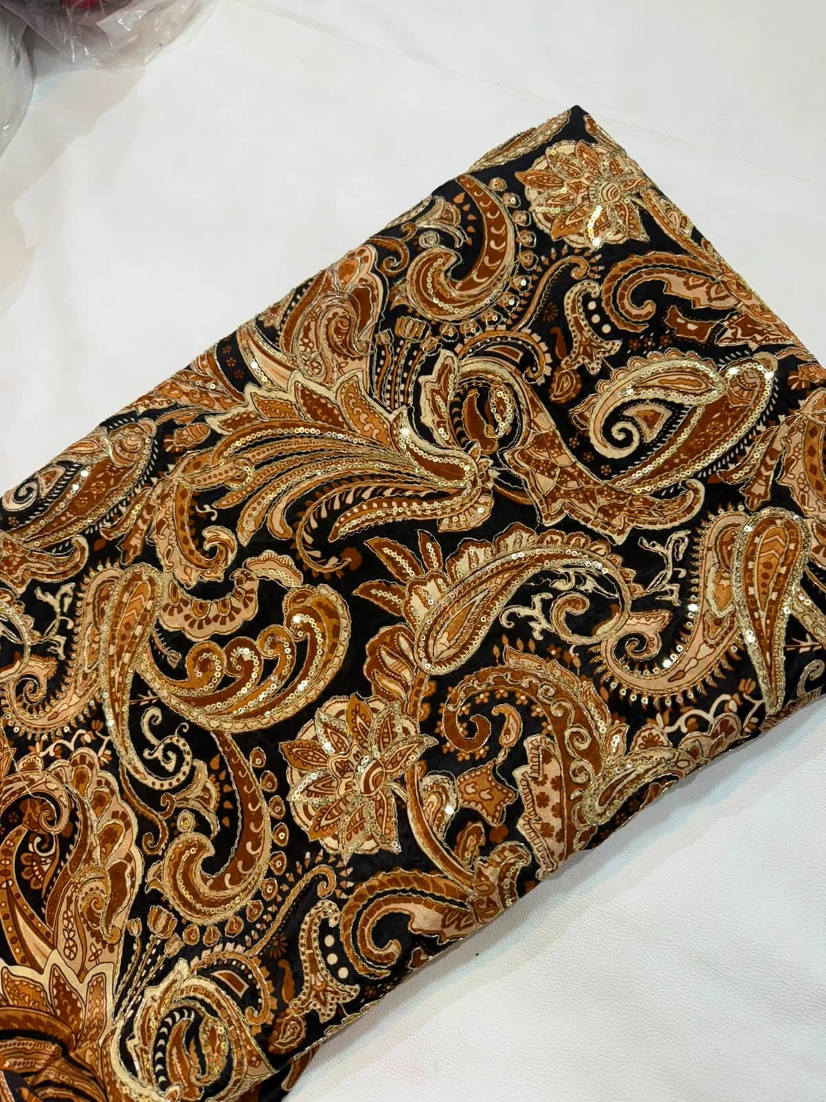 Antique Gold Block Print Handblock Print - Antique Gold